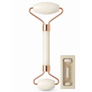 Jade Stone Roller - Double Head Premium Quality White Jade